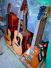 Job lot of 8x guitars Hohner Kimbara Washburn, Encore/Vintage Ashton Karina