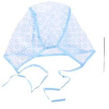 2pcs/set Hair Dyeing Cap + Hook Brush Coloring Highlighting Frosting Tipping Cov