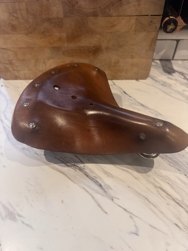 Brown leather vintage style - leather,