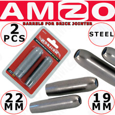 Neilsen 2pc Steel Brick Jointer Barrels 3/4" & 7/8" Fits CT3741 Masonry Tool