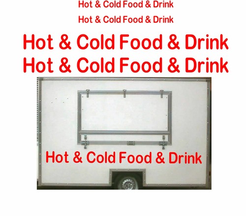Hot cold food drink - 4x, &