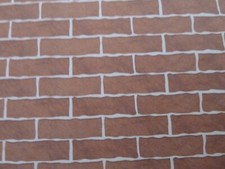 Dolls House Wallpaper Red