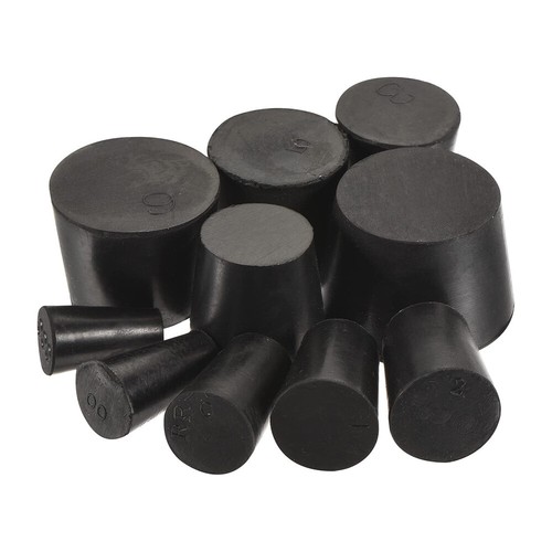 Black transparent rubber - black/transparent,