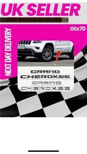 JEEP GRAND CHEROKEE WK2- 2011-2020 Badge LOGO EMBLEM DOOR BADGE 3D GLOSS BLACK