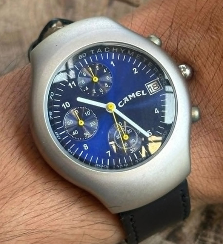 Camel chronograph watch 5mm - camel,
