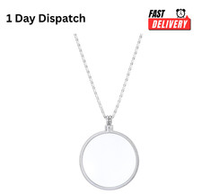 Magnifying glass necklace - magnifying,
