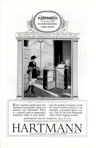 1924 vintage print hartmann - print, ad