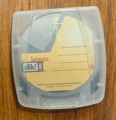 Iomega clik disk 40mb - iomega,