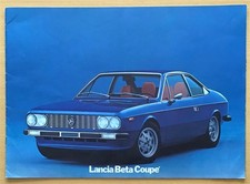 LANCIA BETA COUPE LF Car Sales Brochure c1975 #88795646  1600  1800