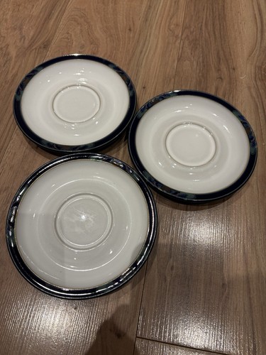 Denby baroque saucers - x,