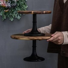 Rustic Wooden Cake Stand