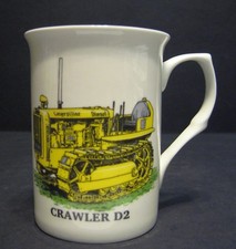 1 Mug Caterpillar D2 Crawler TRACTOR Fine Bone China mug cup beaker