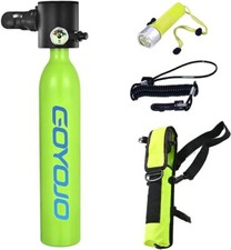 5-10 Minute 0.5 Liter Mini Portable Dive Oxygen Cylinder Kit 10M Deepest Water