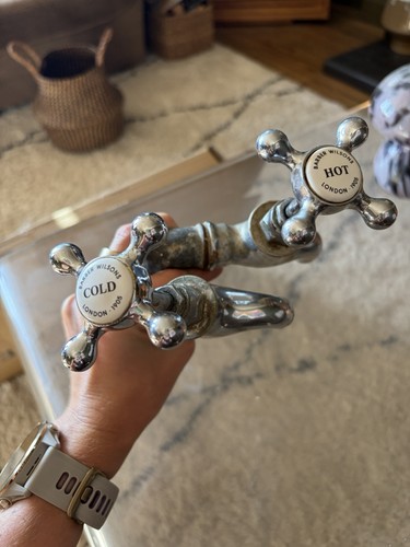 Vintage barber wilsons chrome - barber,