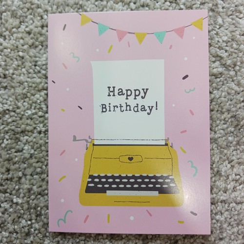 Happy birthday typewriter - happy,