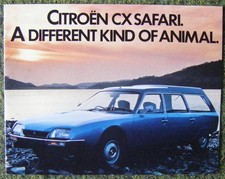 CITROEN CX ESTATE Car Sales Brochure March 1977