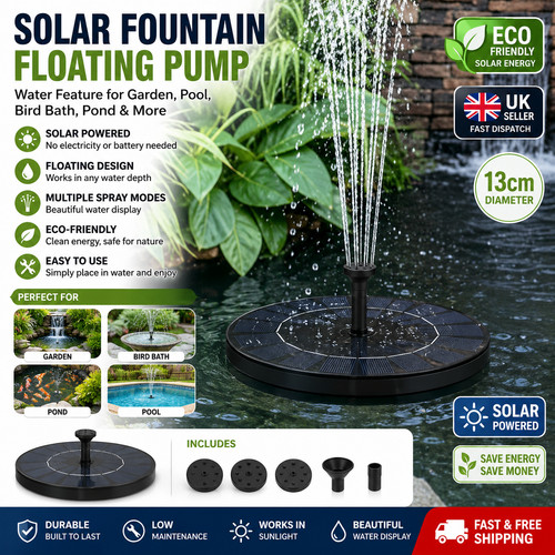 Solar fountain floating - solar,