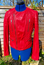 Vintage Zara Red Sheep Leather