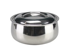 Stainless Steel Hot Pot Insulated Food Warmer Storage Casserole Dish Roti Rice