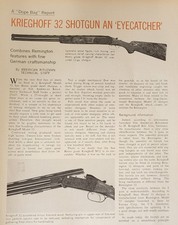 Krieghoff Shotgun Gun Magazine