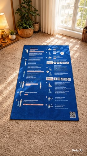 Islamic guided prayer mat - prayer,