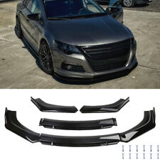 For VW Passat B6 Votex Front Bumper Lip Splitter Spoiler Body Kits Gloss Black