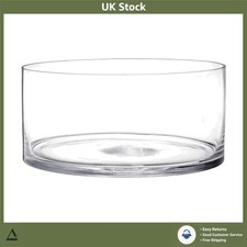 Elegant Wide Glass Cylinder