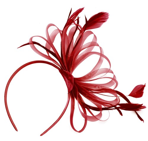 Large wedding fascinator - large,
