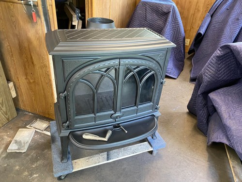 Jotul f400 stove glass - glass, 2