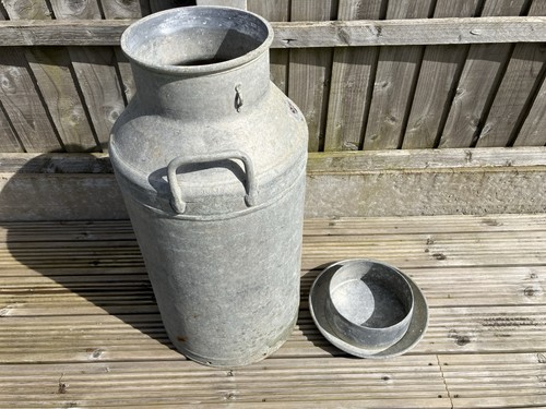 Vintage milk churn gallon - vintage,