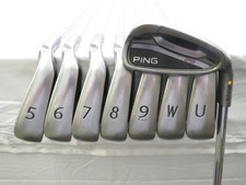 Used Ping G25 Yellow Dot Iron Set 4-UW Ping CFS Regular Flex Steel Shafts