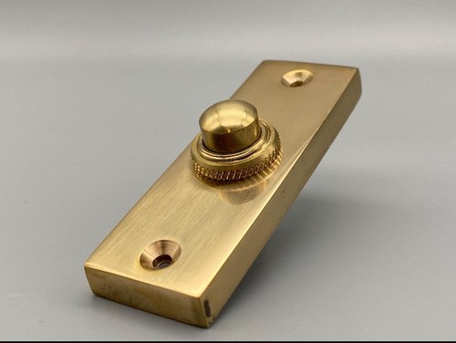 Door bell button oblong push - door,