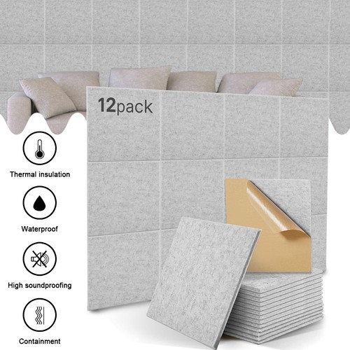 12x acoustic wall panel tiles - 12x,