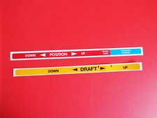 Massey Ferguson 135  hydraulic quadrant decal set non pressure control sticker