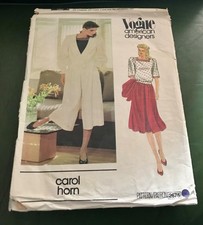 Vogue American Designer CAROL HORN Sewing Pattern 2657 USED