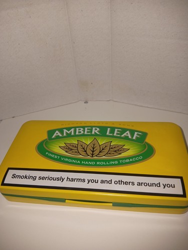 Amber leaf tobacco tin 50g - leaf,