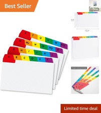 24 Durable A-Z Guide Cards by Pukka Pad - Perfect for Organizing Recipes & Notes