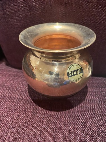 Copper pot height - (height, 12cm