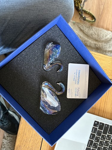 Swarovski crystal love swans - swarovski,