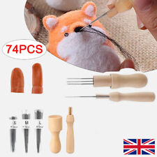 74 Pcs Wool Felting Needles Tools Set for Beginners Needle Felting Supplies Kit