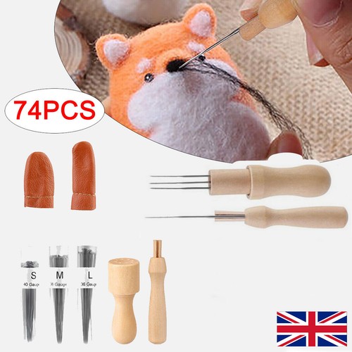 Pcs wool felting needles - 74,