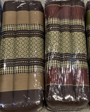 One Thai Kapok Pillow Cushion 50x18x12cm. 2 colours available