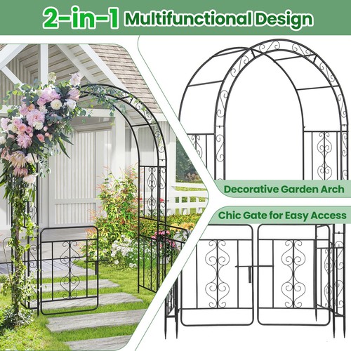 212cm double door iron - door,