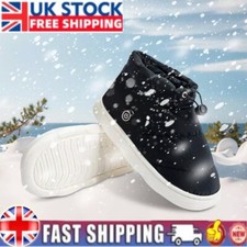 Rechargeable Heated Slipper Sneakers Winter Snow Heated Shoes For Men Size 10-11