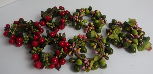 Christmas beaded berries - christmas,