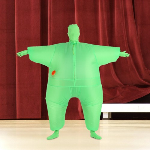 Green inflatable full - inflatable, body