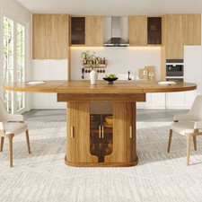 Extendable Round Dining Table