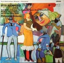Kurt Weill's Suite From The Threepenny Opera  LP (UK) : Otto Klemperer