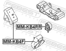 Engine mount Rear MM-KB4RR