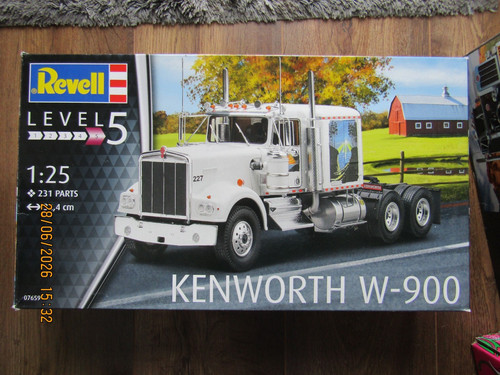 Revell kenworth w900 25 - w900, 1/25